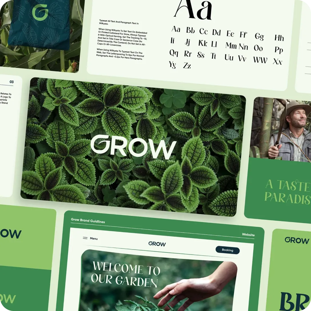 Build a brand kit based on your AI logo