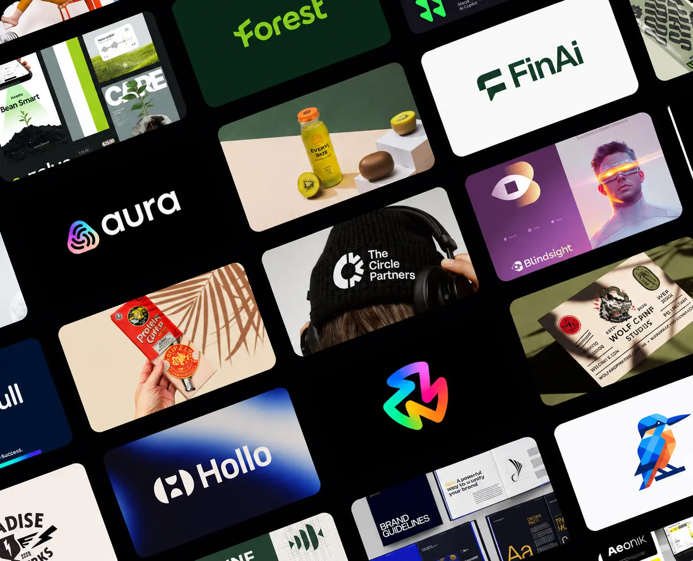 AI logo design showcase