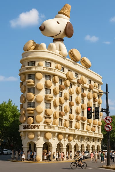Building Cake (Snoopy)